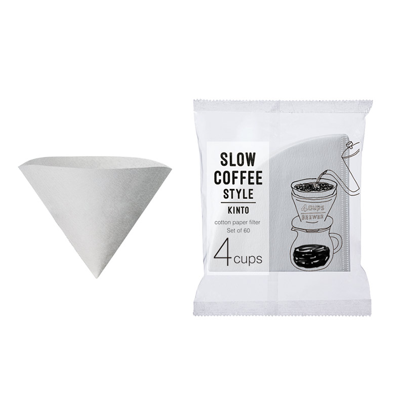 Kinto SCS-04-CP-60 Cotton Paper Filter 4 Cups